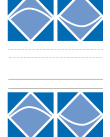Omslag bestående av vita och blå geometriska figurer separerade av ett fält med svarta linjer mot vit bakgrund.