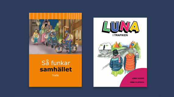 Omslag till Så funkar samhället - Trafik och Luna i trafiken