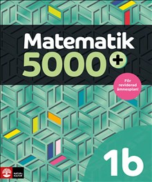 Omslag till Matematik 5000+ Kurs 1b Lärobok.