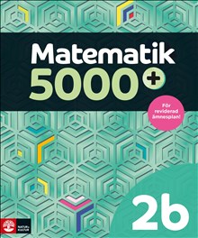 Omslag till Matematik 5000+ Kurs 2b Lärobok.