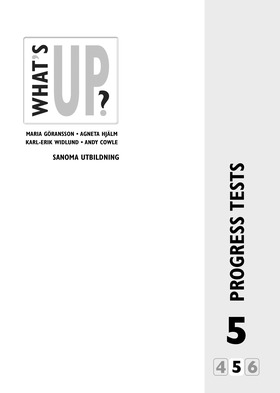 Omslag till What's Up? 5, Progress tests.