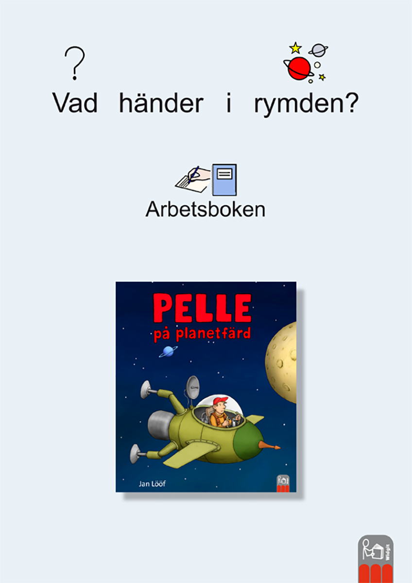 Pelle i sin gröna rymdraket.