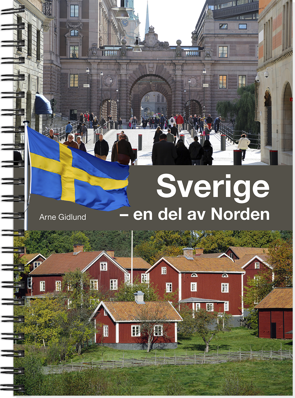 Bilder från Stockholm Stad till röda hus på landsbygden.