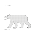 Taktil bild på en isbjörn.