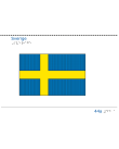Taktil bild Sveriges flagga.
