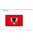 Taktil bild - Albansk flagga.
