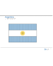 Taktil bild -  Argentinas flagga.