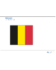 Taktil bild - Belgiens flagga.