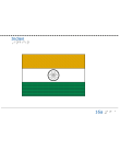 Taktil bild - Indiens flagga.