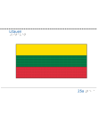 Taktil bild - Litauens flagga.