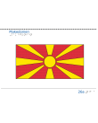 Taktil bild - Makedoniens flagga.