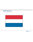 Taktil bild - Nederländernas flagga.
