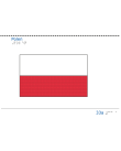 Taktil bild - Polens flagga.