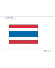 Taktil bild Thailands flagga.