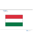 Taktil bild Ungerns flagga.