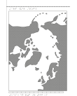 En karta över Arktis.