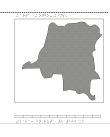Karta över Kongo, Kinshasa.
