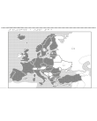 Nato-länderna i Europa 2024, karta.