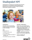 Omslag till Studiepaket NPF - Informationsblad.