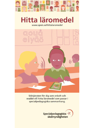 Omslag Hitta läromedel folder 2017.